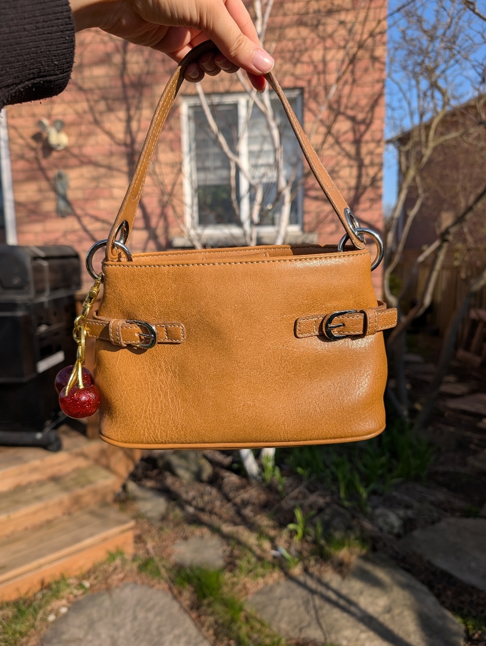 Vintage Tommy Hilfiger Shoulder Bag in Tan